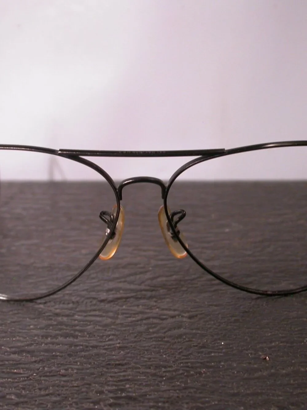Vintage Ray Ban Black Rat Tail Aviator Shades Sunglasses USA FRAME ONLY